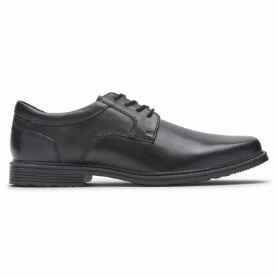 Sapatos Oxfords Rockport Taylor Waterproof Plain Toe Homem Pretas PT-95167